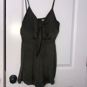 Olive Green Romper